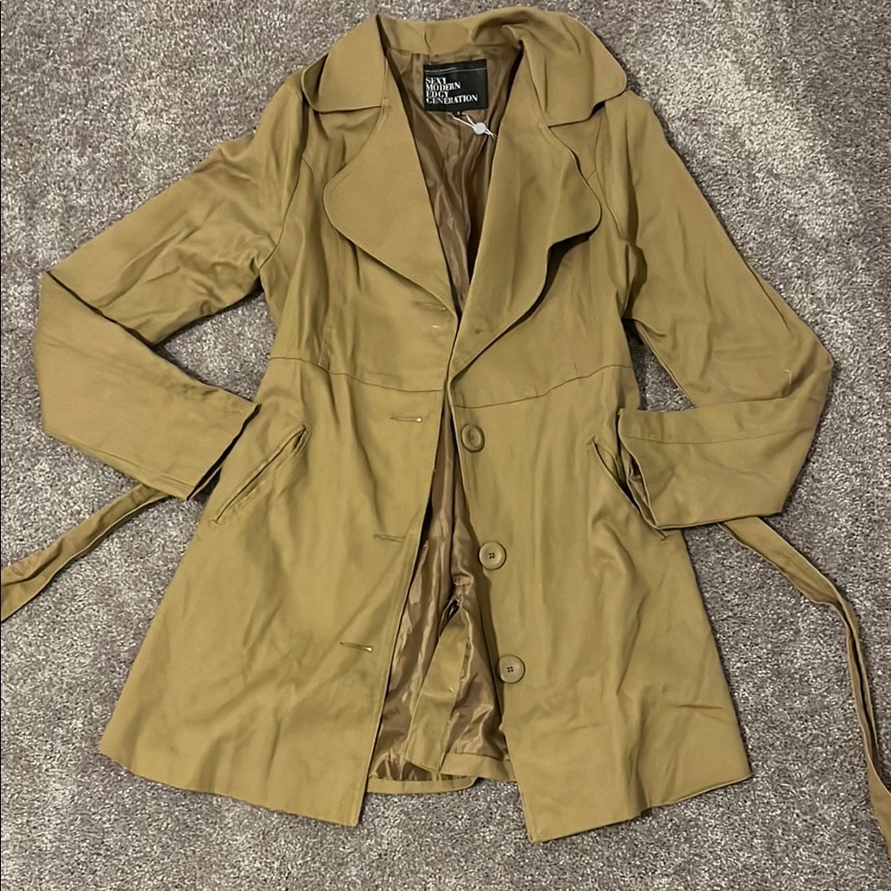 Vintage Trench Brown Trench Coat Old Money